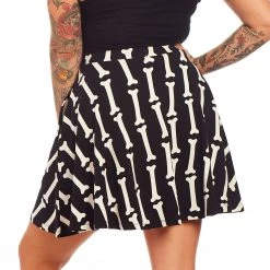 SOURPUSS MISS BONES SKATER SKIRT Shop Sour+Plus