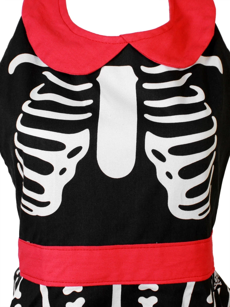 Shop Sourpuss SOURPUSS MISS BONES APRON