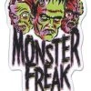 RETRO A GO GO MONSTER FREAK VINYL STICKER