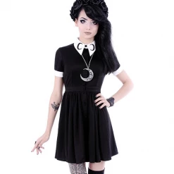 RESTYLE MOON COLLAR DRESS Shop Sour+Plus