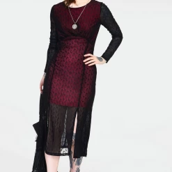 JAWBREAKER MOONSTRUCK MESH MIDI DRESS Apparel