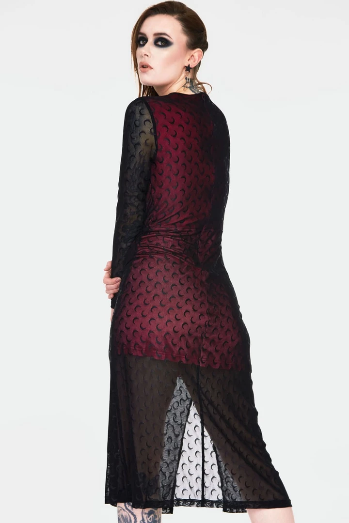 JAWBREAKER MOONSTRUCK MESH MIDI DRESS Apparel