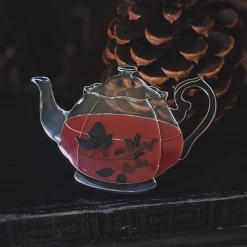 What's New LIVELY GHOSTS MOURNING TEA PIN