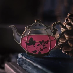 What's New LIVELY GHOSTS MOURNING TEA PIN