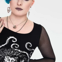 JAWBREAKER OUIJA CATS LONG SLEEVE TOP