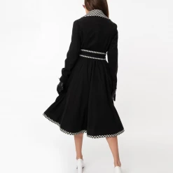 Shop Sour+Plus UNIQUE VINTAGE HOUNDSTOOTH PARKVIEW SWING COAT