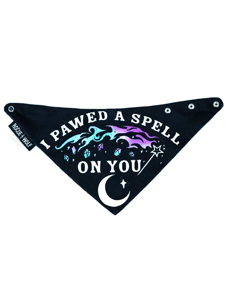 ROGUE + WOLF I PAWED A SPELL ON YOU PET BANDANA