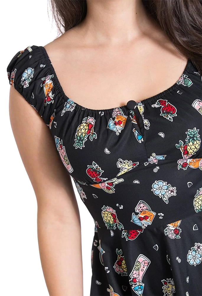 HELL BUNNY PINA COLADA DRESS Shop Sour+Plus