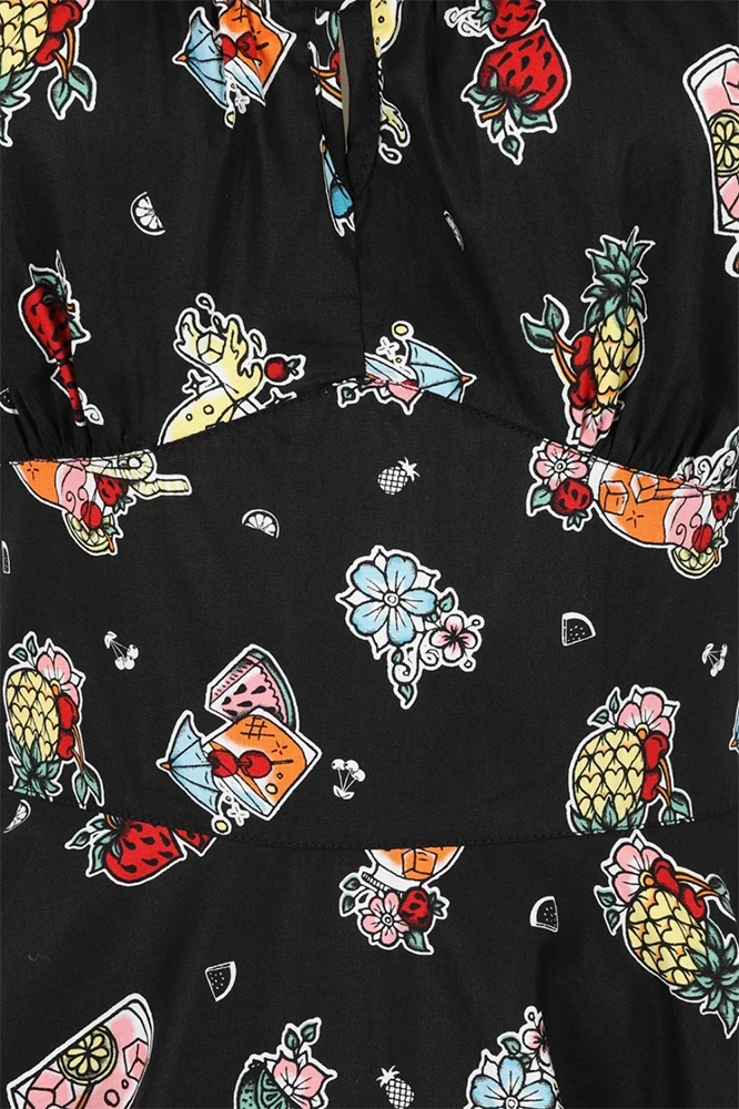 HELL BUNNY PINA COLADA DRESS Shop Sour+Plus