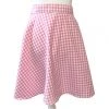 RETROLICIOUS PINK GINGHAM SKATER SKIRT Shop Sour+Plus