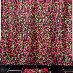 SOURPUSS LEOPARD CAT BATH MAT PINK Haunted Homewares