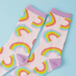 PUNKY PINS RAINBOW PRINT SOCKS Accessories