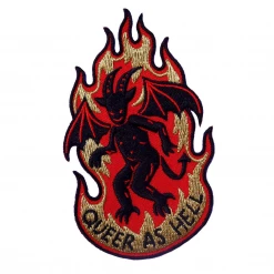 What's New CAT COVEN QUEER AS HELL EMBROIDERED PATCH