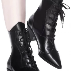 Footwear KILLSTAR RAVEN POINTED TOE BOOTS