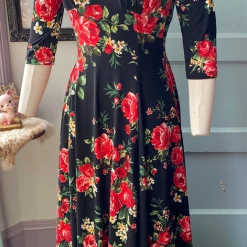 Shop Sour+Plus WAX POETIC RED ROSE RAQUEL MAXI DRESS