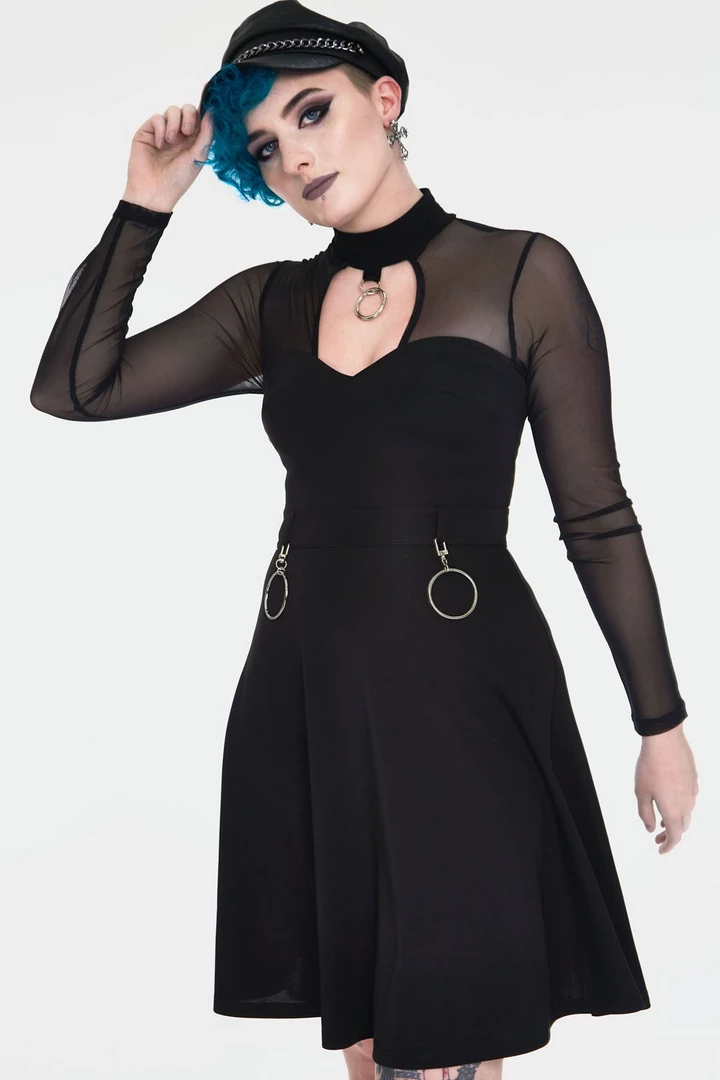 Apparel JAWBREAKER RING CHOKER SKATER DRESS