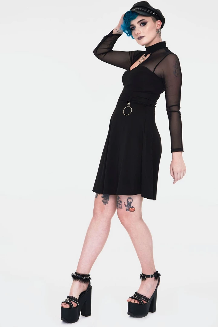 Apparel JAWBREAKER RING CHOKER SKATER DRESS