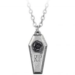 Accessories ALCHEMY OF ENGLAND RIP COFFIN NECKLACE