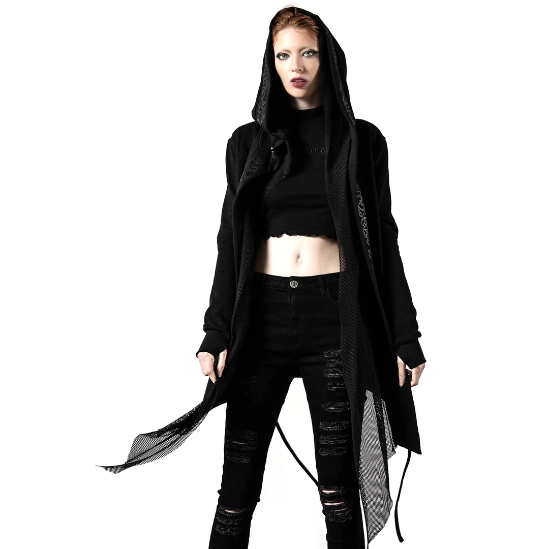 Shop Sour+Plus KILLSTAR RUINATION HOODED CARDIGAN