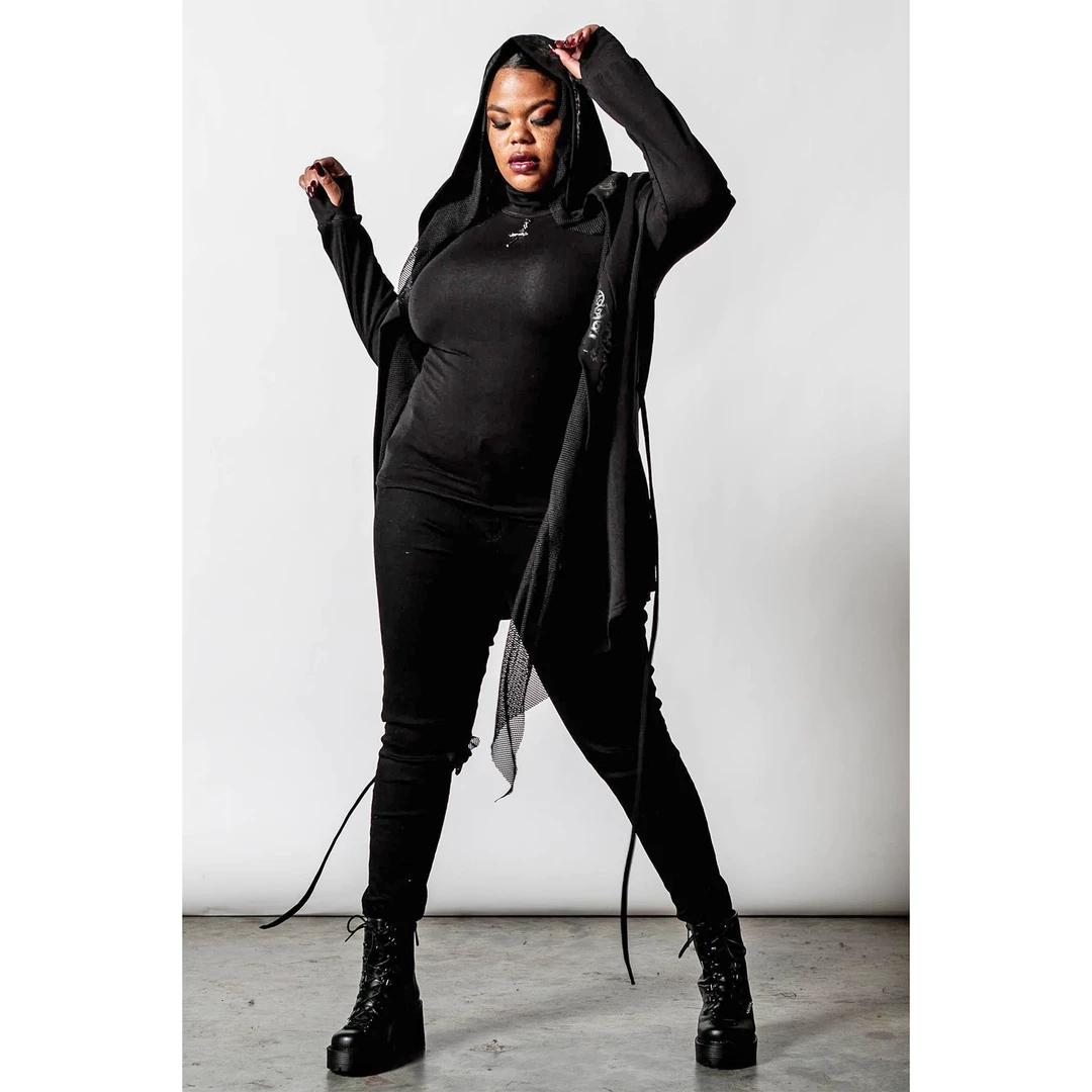 Shop Sour+Plus KILLSTAR RUINATION HOODED CARDIGAN