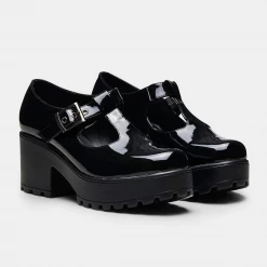 Koi Footwear KOI SAI MARY JANES BLACK PATENT