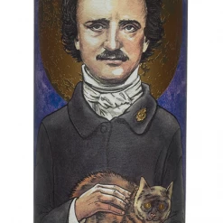 None SAINT EDGAR ALLAN POE PRAYER CANDLE Back In Stock