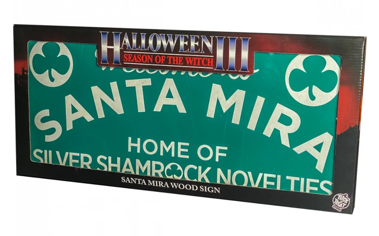 Homewares TRICK OR TREAT STUDIOS HALLOWEEN III: SEASON OF THE WITCH SANTA MIRA WOOD SIGN