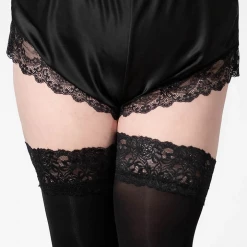 KILLSTAR SEVERINA SATIN SHORTS