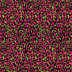 SOURPUSS PINK LEOPARD SHOWER CURTAIN Haunted Homewares