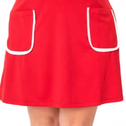 Shop Sour+Plus SMAK PARLOUR SAY IT LOUD MOD SKIRT RED