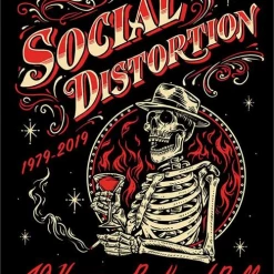 None What's New SOCIAL DISTORTION 40 YEARS POSTER