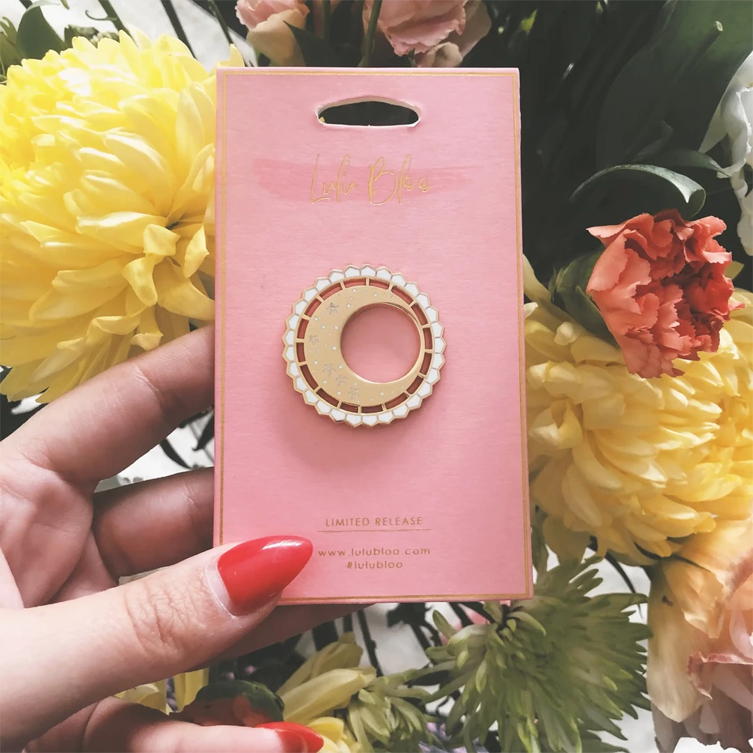 None Accessories LULU BLOO SOL Y LUNA LAPEL PIN
