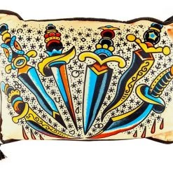 SOURPUSS TATTOO DAGGERS PILLOW Shop Sourpuss