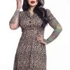 SOURPUSS LEOPARD ROSIE DRESS