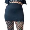 Shop Sour+Plus SOURPUSS MINI SKIRT BLACK