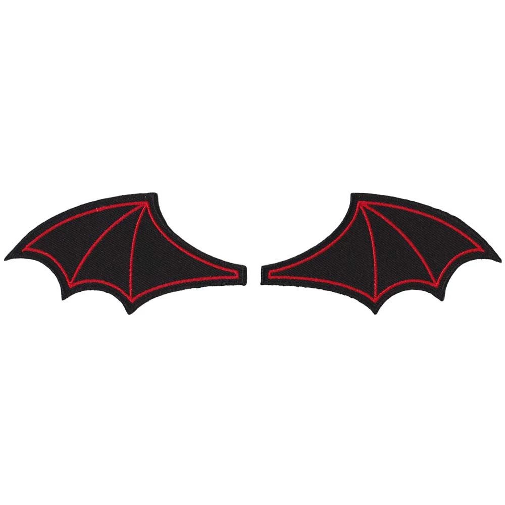 SOURPUSS BAT WINGS PATCH SET RED