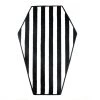 SOURPUSS COFFIN RUG BLACK/WHITE Haunted Homewares