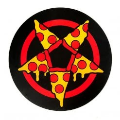 SOURPUSS PIZZAGRAM ROUND KITCHEN BOARD Haunted Homewares