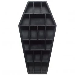 SOURPUSS COFFIN CURIO SHELF