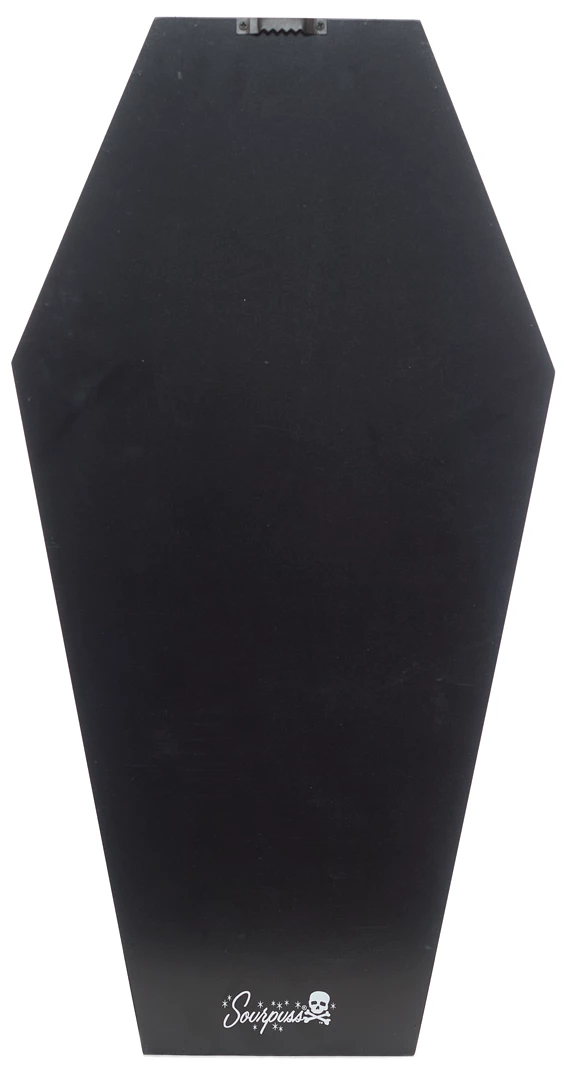 SOURPUSS COFFIN CURIO SHELF