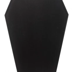 Haunted Homewares SOURPUSS BAT PRINT COFFIN SHELF