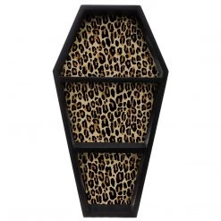 SOURPUSS LEOPARD COFFIN SHELF Haunted Homewares