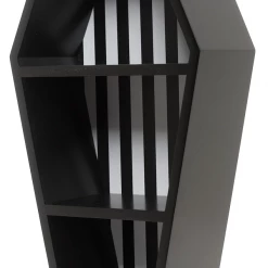 Haunted Homewares SOURPUSS STRIPED COFFIN SHELF
