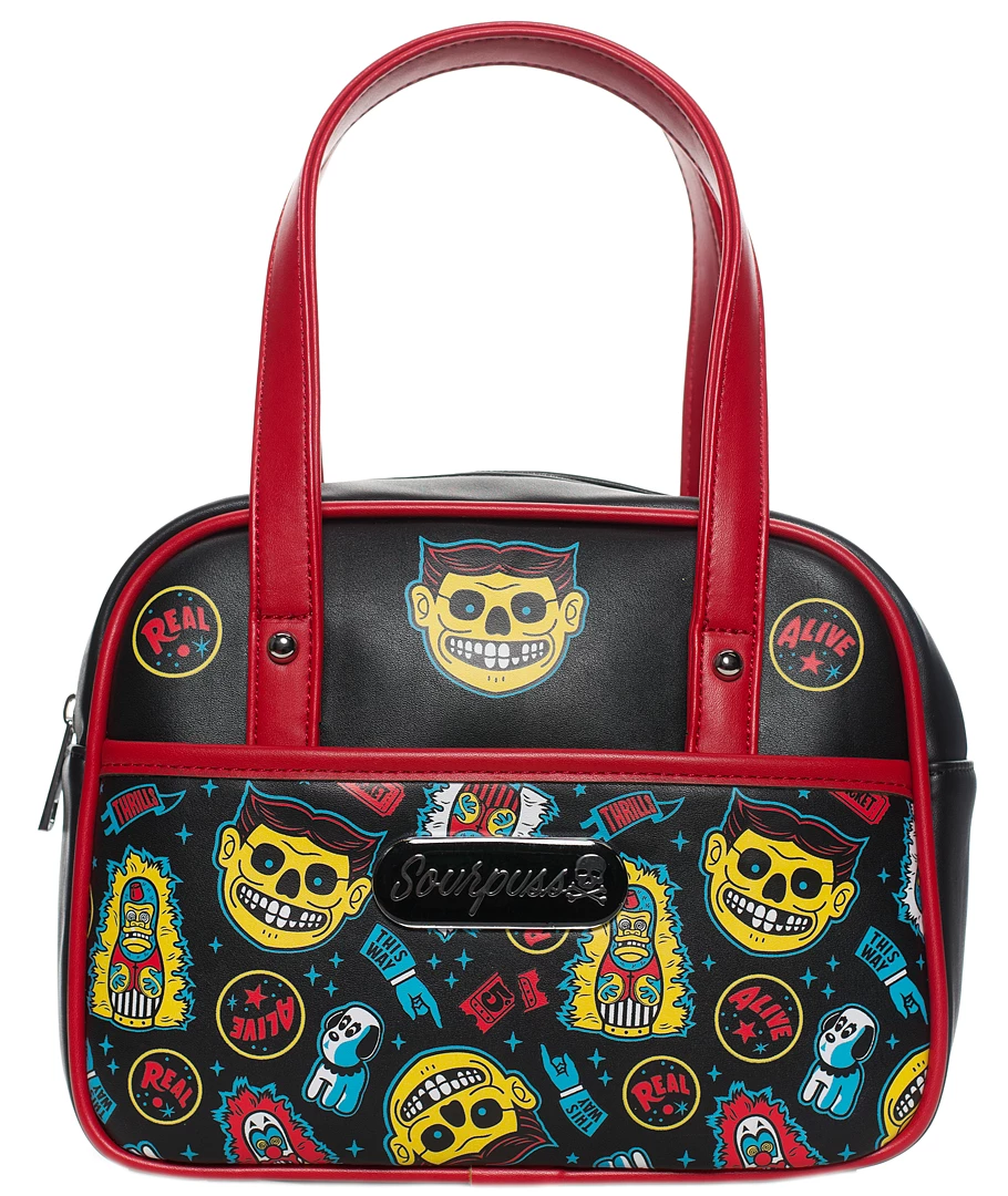 SOURPUSS FREAK SHOW MINI BOWLER PURSE Shop Sourpuss