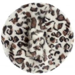 SOURPUSS LEOPARD FUR BERET