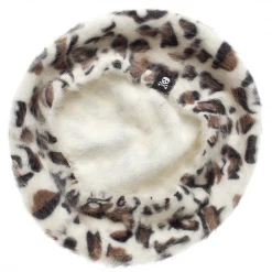 SOURPUSS LEOPARD FUR BERET