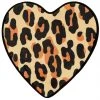SOURPUSS LEOPARD HEART BATH MAT Haunted Homewares