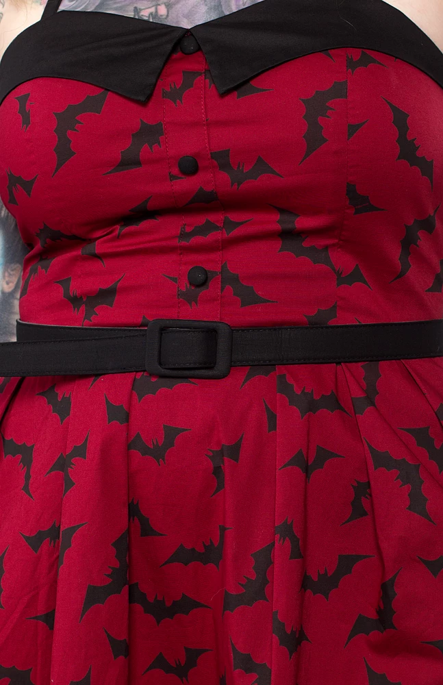 SOURPUSS LUNA BATS SPOOKSVILLE DRESS