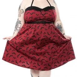 SOURPUSS LUNA BATS SPOOKSVILLE DRESS