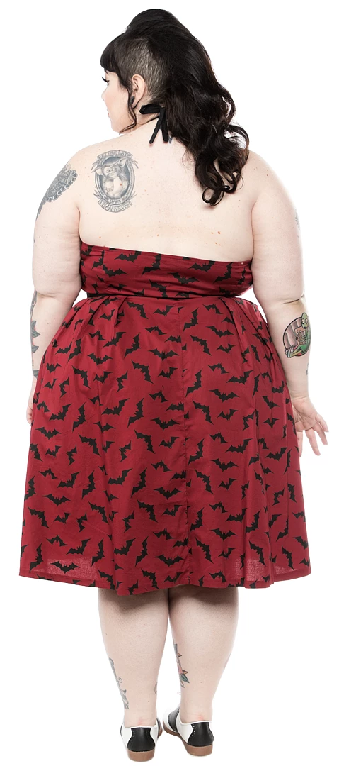 SOURPUSS LUNA BATS SPOOKSVILLE DRESS